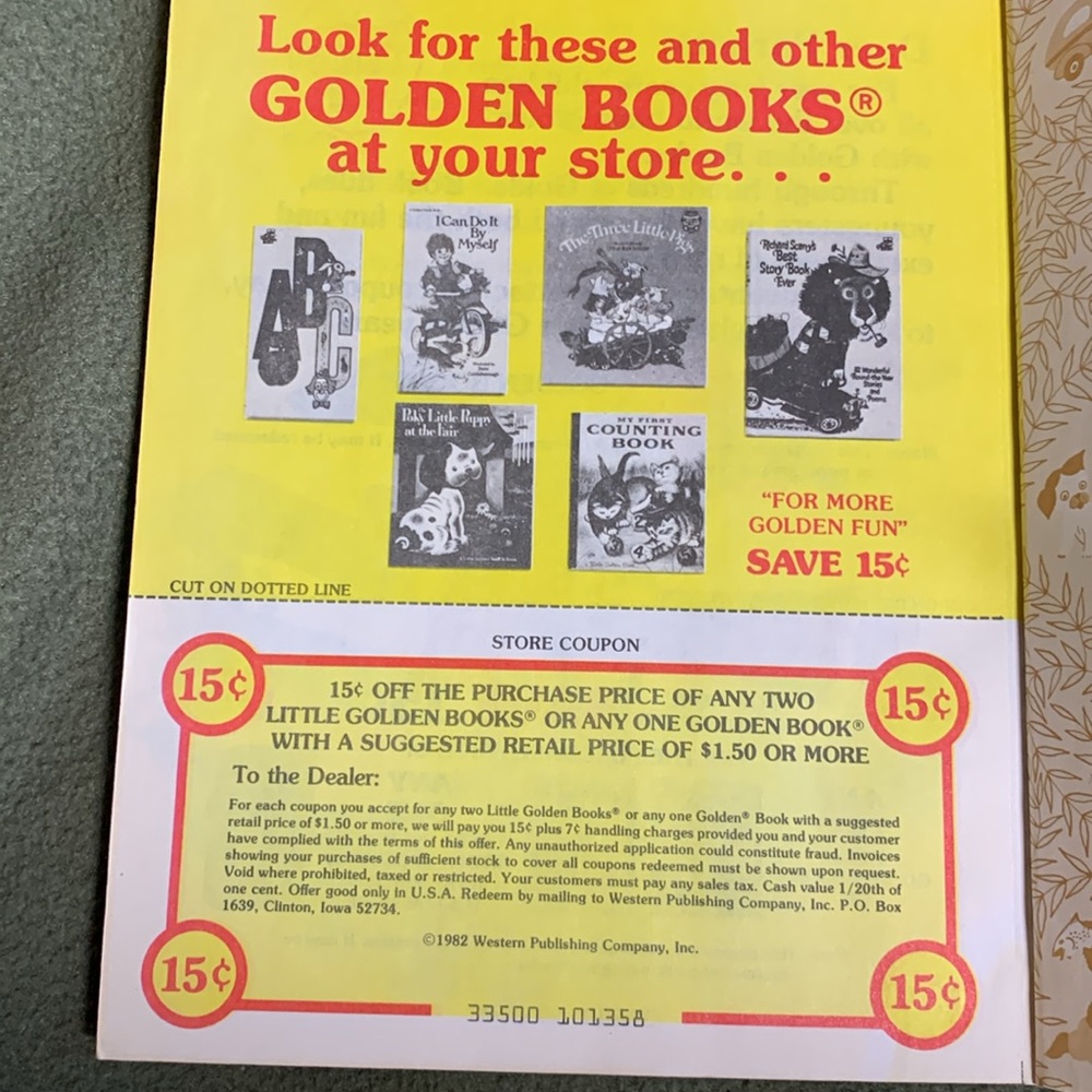 Vintage Little Golden Books from the 1980’s. Set of 4. Approximately 6 3/4” x 8” - Picture 15 of 15
